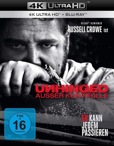 Постер к фильму Неистовый / Unhinged (2020) UHD BDRip 2160p от селезень | 4K | HDR | D, A | iTunes