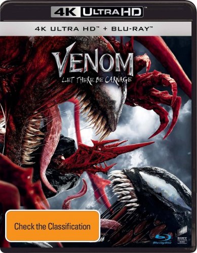 Постер к фильму Веном 2 / Venom: Let There Be Carnage (2021) UHD Blu-Ray EUR 2160p | 4K | HDR | Dolby | Лицензия