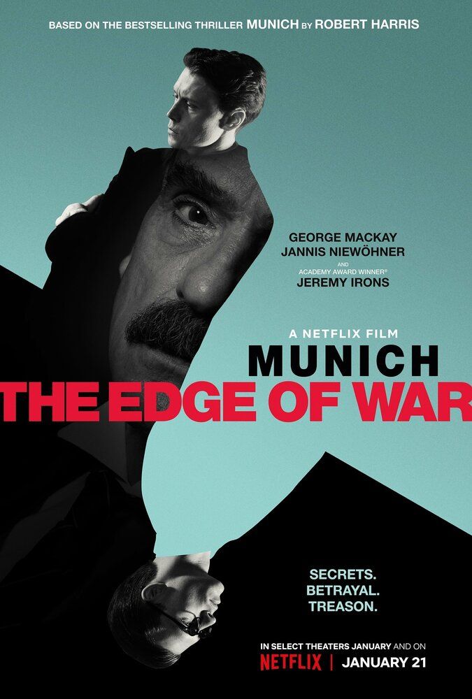 Постер к фильму Мюнхен: На пороге войны / Мюнхен. На грани войны / Munich: The Edge of War (2021) WEB-DL 1080p от селезень | Netflix