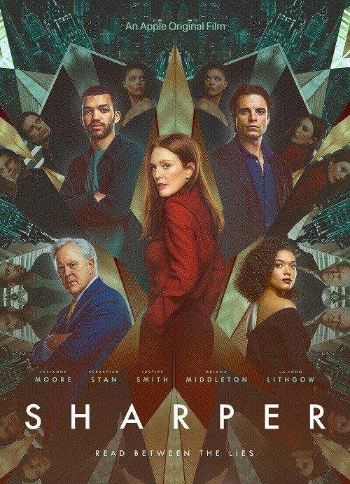 Постер к фильму Аферисты / Sharper (2023) UHD WEB-DL-HEVC 2160p от селезень | 4K | HDR | Dolby Vision Profile 8 | D